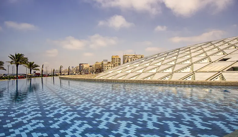 The City of Alexandria 15 Alexandria library - City of Alexandria Egypt