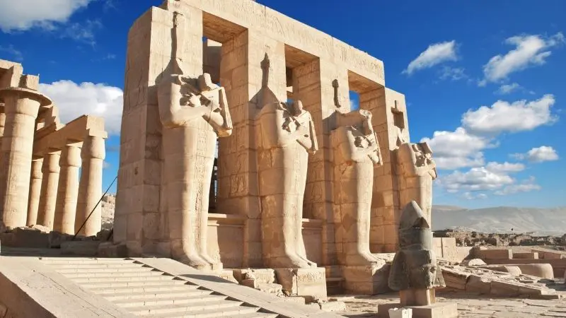 The Ramesseum 4 The Ramesseum in Luxor