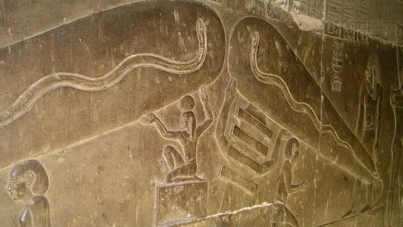 Temple of Dendera 14 Dendera's lamps