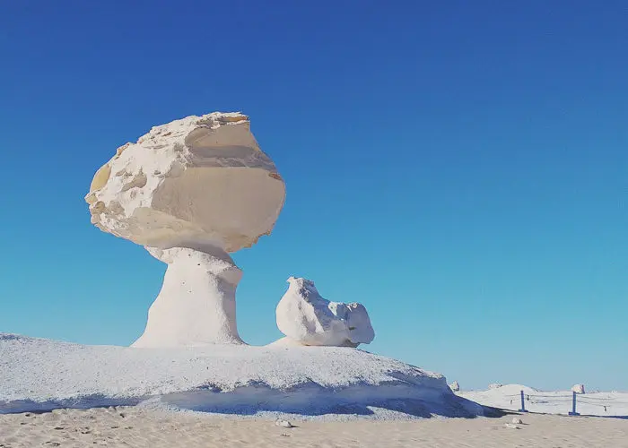 White desert