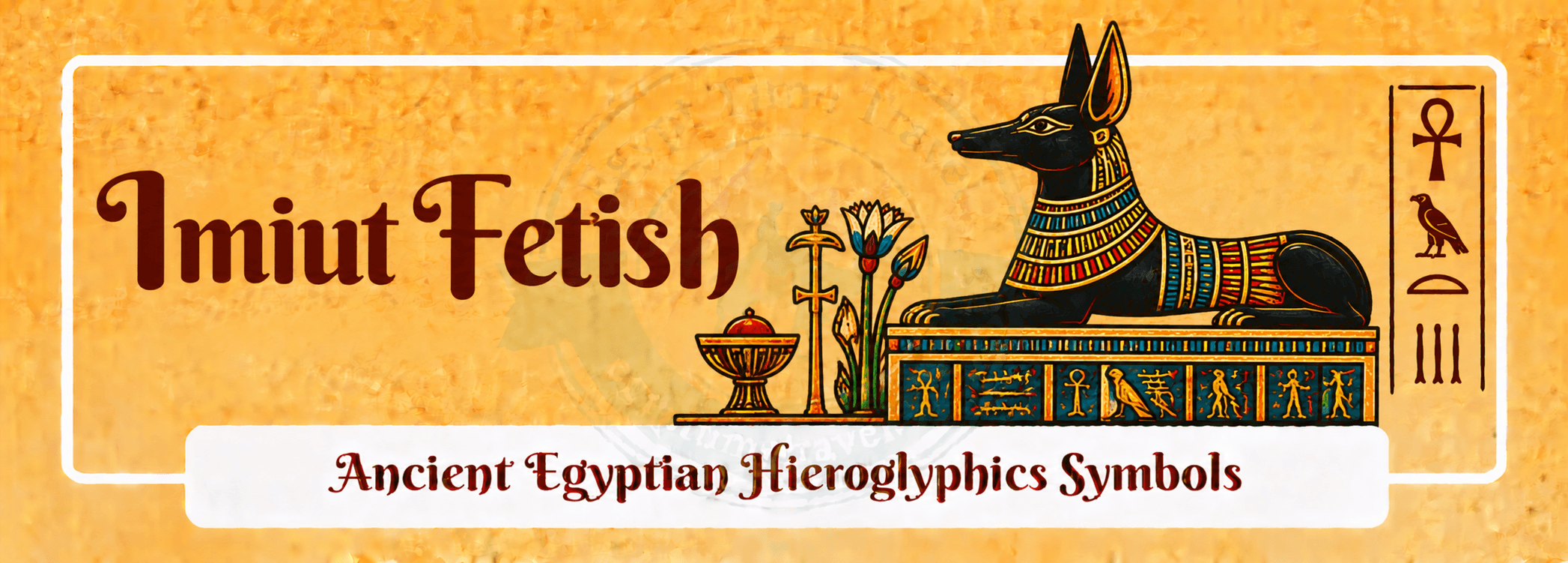 79 Ancient Egyptian Symbols: Meanings, Hieroglyphs, Gods & Sacred Signs 57 imiut fetish