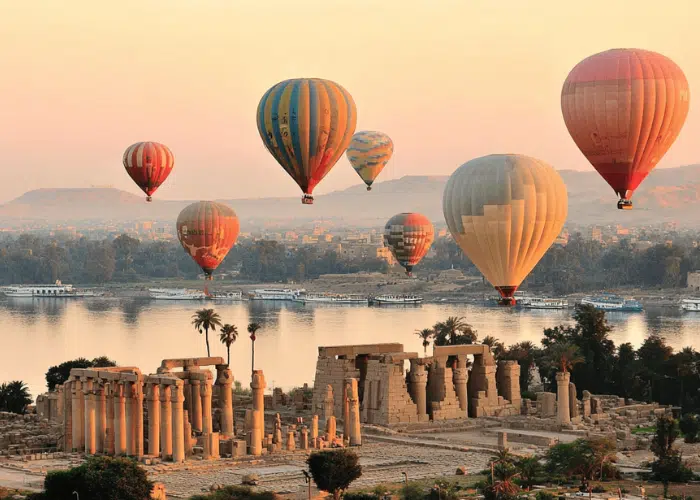 a-wonderful-view-of-the-platform-above-the-temple-of-hatshepsut Hot Air Balloon Luxor