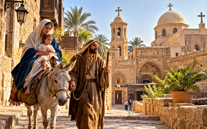 Holy Family in Egypt: Where Jesus, Mary & Joseph Went 2 Holy Family in Egypt
